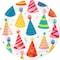 Creative Converting Hats Off Birthday Hats Dessert Plates, 96PK 372502 - alternate 1